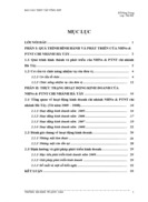 Tổng quan về hoạt động kinh doanh chi nhánh NHNo & PTNT chi         nhánh Hà Tây