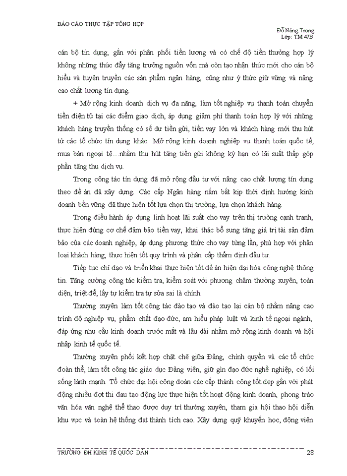 image for page Tổng quan về hoạt động kinh doanh chi nhánh NHNo & PTNT chi         nhánh Hà Tây