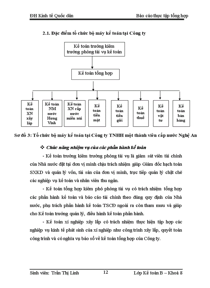 image for page Đặc điểm tổ chức bộ máy kế toán tại Công ty