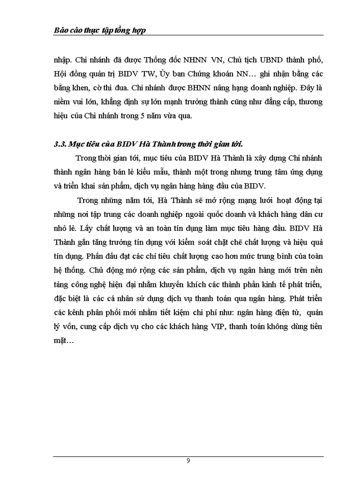 image for page Các hoạt động cơ bản của Ngân hàng Đầu tư và Phát triển Việt Nam chi nhánh Hà Thành