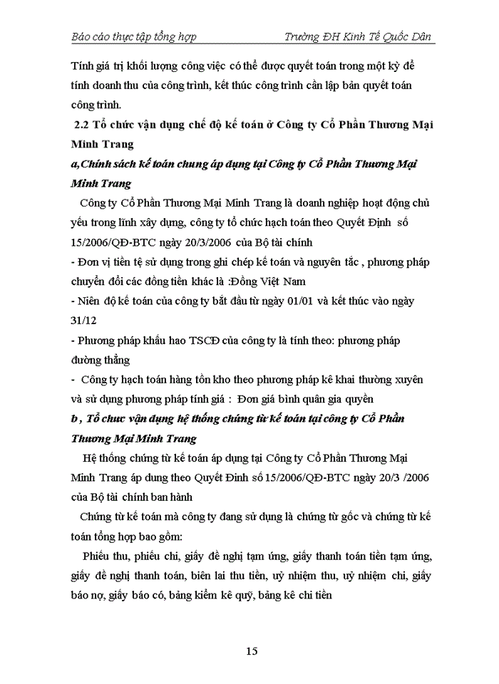 image for page Đặc điểm tổ chức kế toán tại công ty