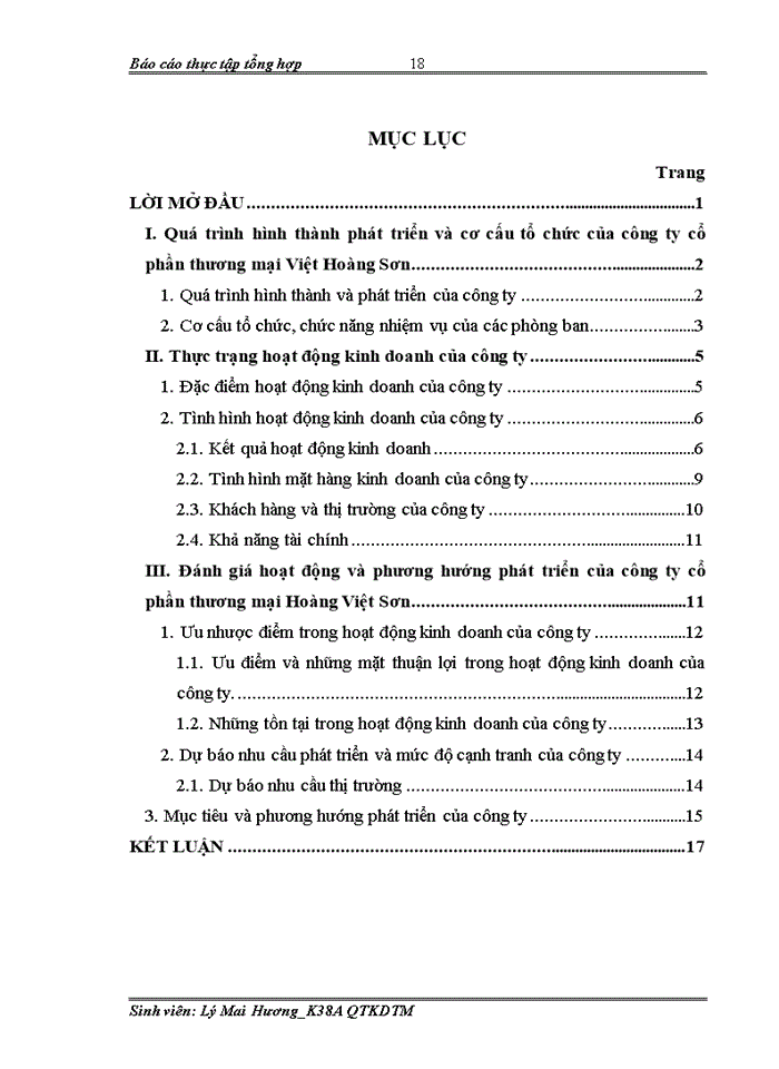 image for page Quá trình hình thành phát triển và cơ cấu tổ chức của công ty cổ phần thương mại Việt Hoàng Sơn