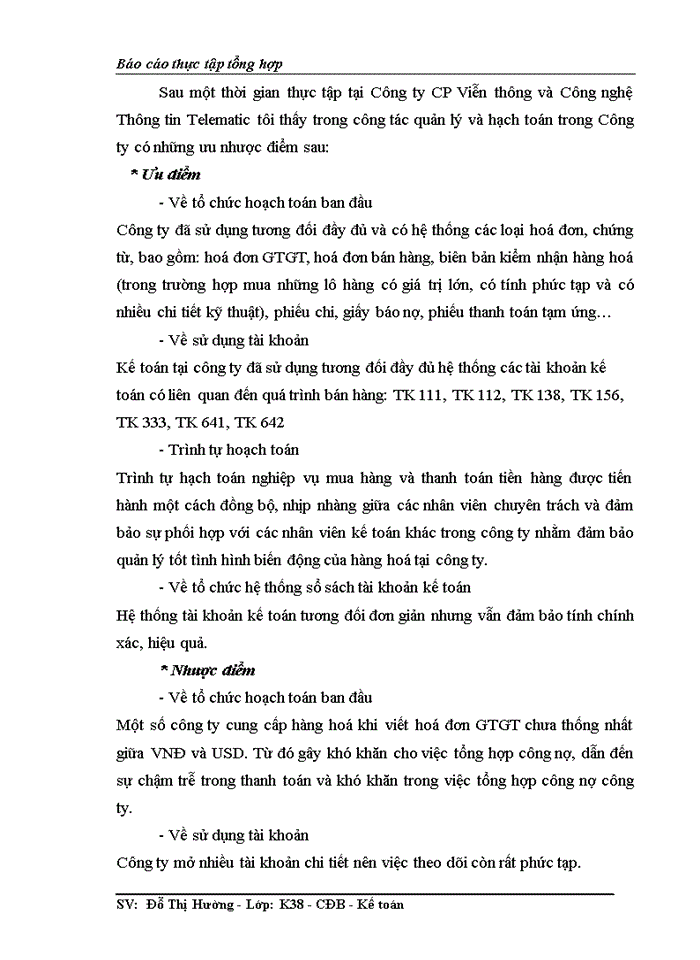 image for page Đặc điểm tổ chức bộ máy kế toán tại Công ty CP Viễn thông và Công nghệ Thông tin Telematic