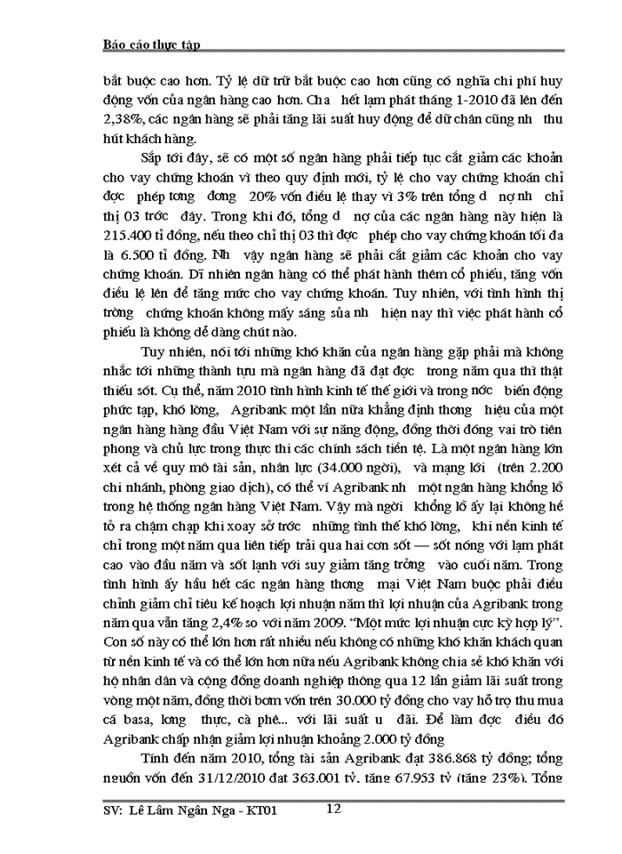 image for page Thực trạng hoạt động kinh doanh của chi nhánh NHNo & PTNT Bắc Hà - Lào Cai.