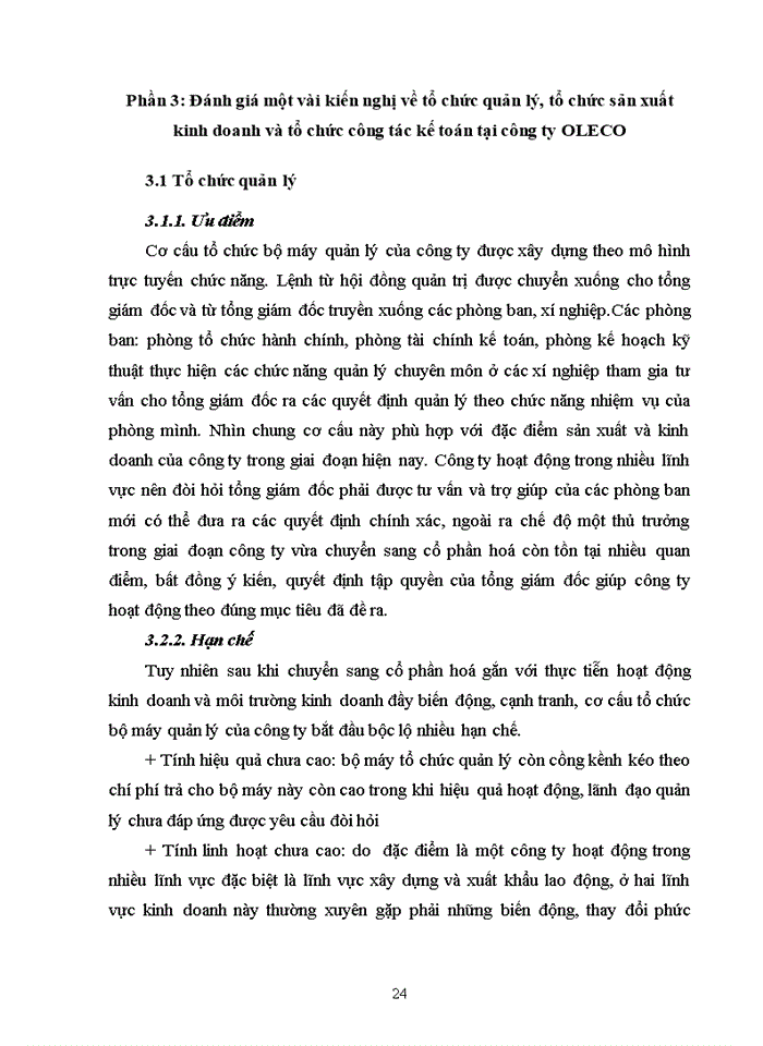 image for page Khái quát về công ty Cổ phần xây dựng, dịch vụ và hợp tác lao động (OLECO)
