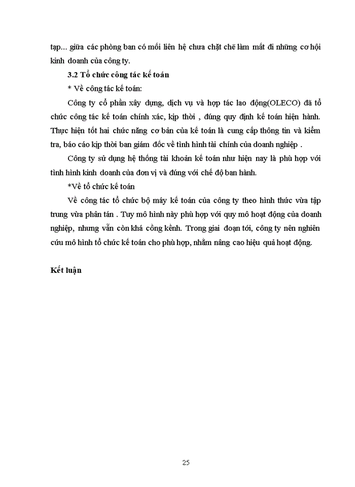 image for page Khái quát về công ty Cổ phần xây dựng, dịch vụ và hợp tác lao động (OLECO)