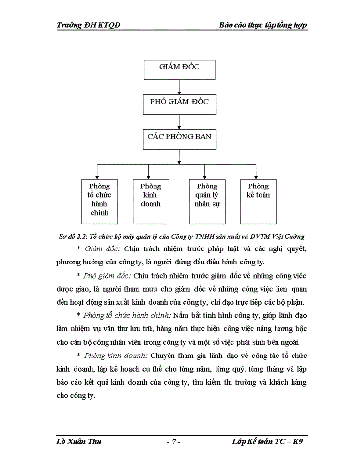 image for page Thực tế tổ chức kế toán tại Công ty TNHH sản xuất và dịch vụ thương mại Việt Cường