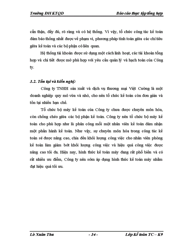 image for page Thực tế tổ chức kế toán tại Công ty TNHH sản xuất và dịch vụ thương mại Việt Cường