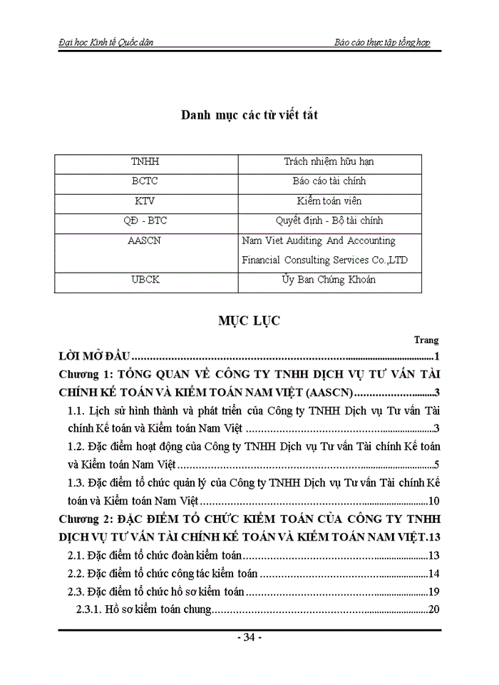 image for page Đặc điểm tổ chức kiểm toán của Công ty TNHH Dịch vụ Tư vấn Tài chính Kế toán và Kiểm toán Nam Việt