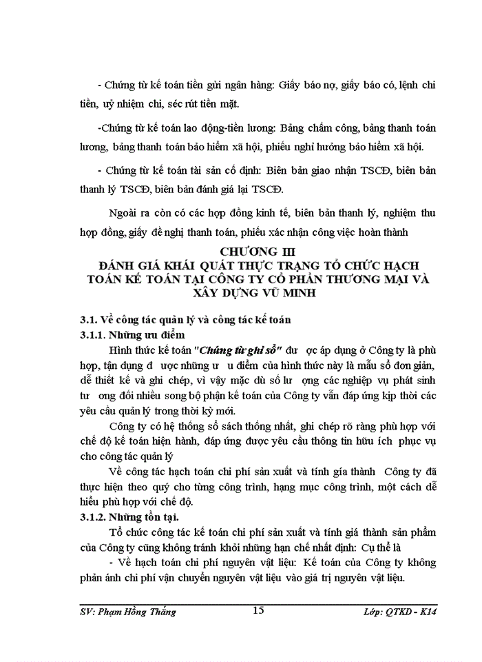image for page Đặc điểm tổ chức hạch toán kế toán tại công ty cổ phần thương mại và xây dựng vũ minh