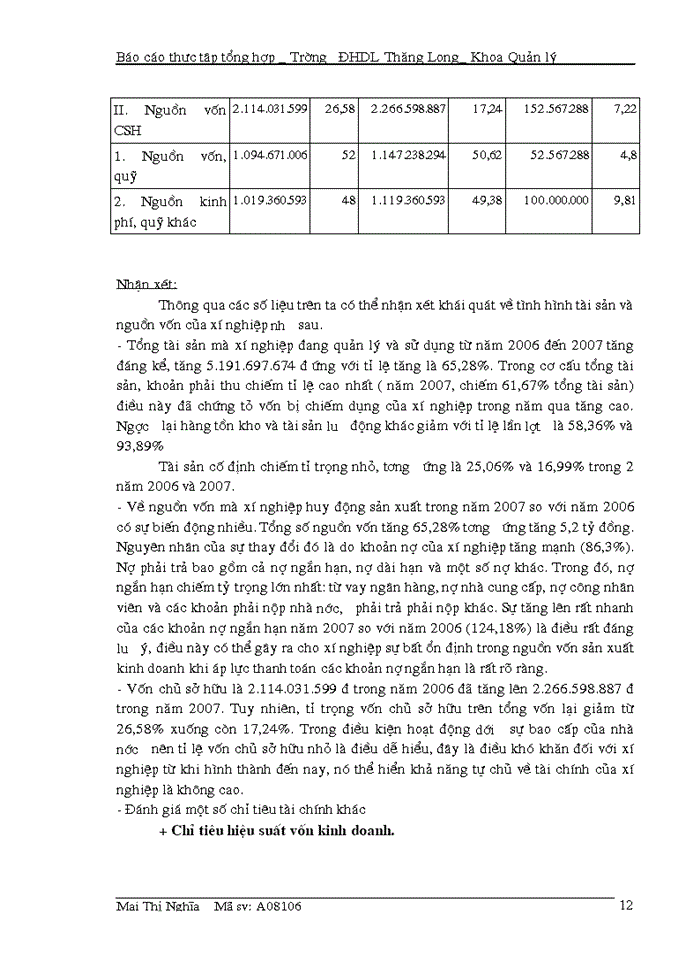 image for page Báo cáo thực tập tổng hợp _ Trường ĐHDL Thăng Long_ Khoa Quản lý\