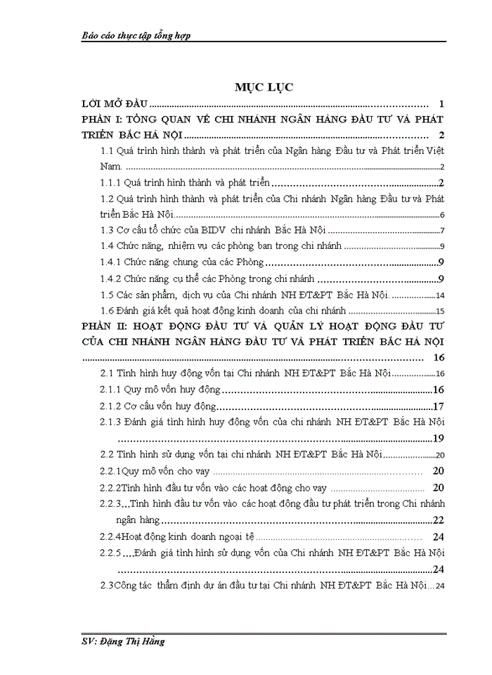image for page Hoạt động đầu tư và quản lý hoạt động đầu tư của chi nhánh ngân hàng đầu tư và phát triển bắc hà nội