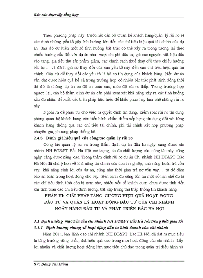 image for page Hoạt động đầu tư và quản lý hoạt động đầu tư của chi nhánh ngân hàng đầu tư và phát triển bắc hà nội