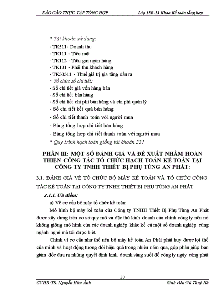 image for page Tổ chức bộ máy kế toán và hệ thống kế toán tại công ty tnhh thiết bị phụ tùng an phát