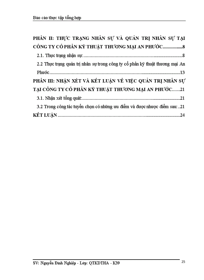 image for page Thực trạng nhân sự và quá trình quản trị nhân sự tại Công ty kỹ thuật thương mại An Phước