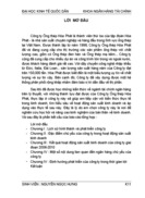 : Đặc điểm chủ yếu của công ty trong hoạt động sản xuất kinh doanh