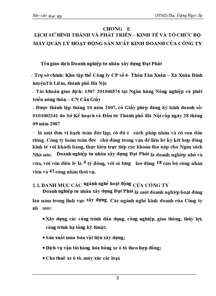 image for page Hoạt động sản xuất kinh doanh của doanh nghiệp tư nhân xây dựng đạt phát