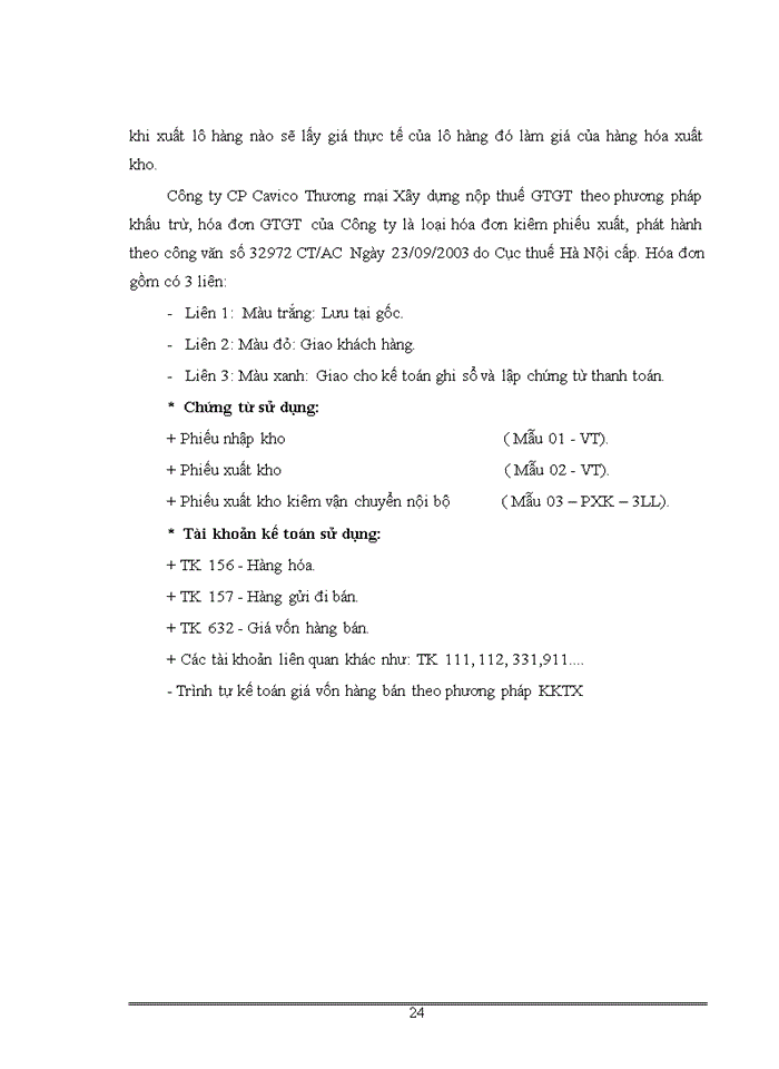 image for page Đặc điểm tổ chức bộ máy và công tác kế toán tại công ty cp cavico thương mại và xây dựng