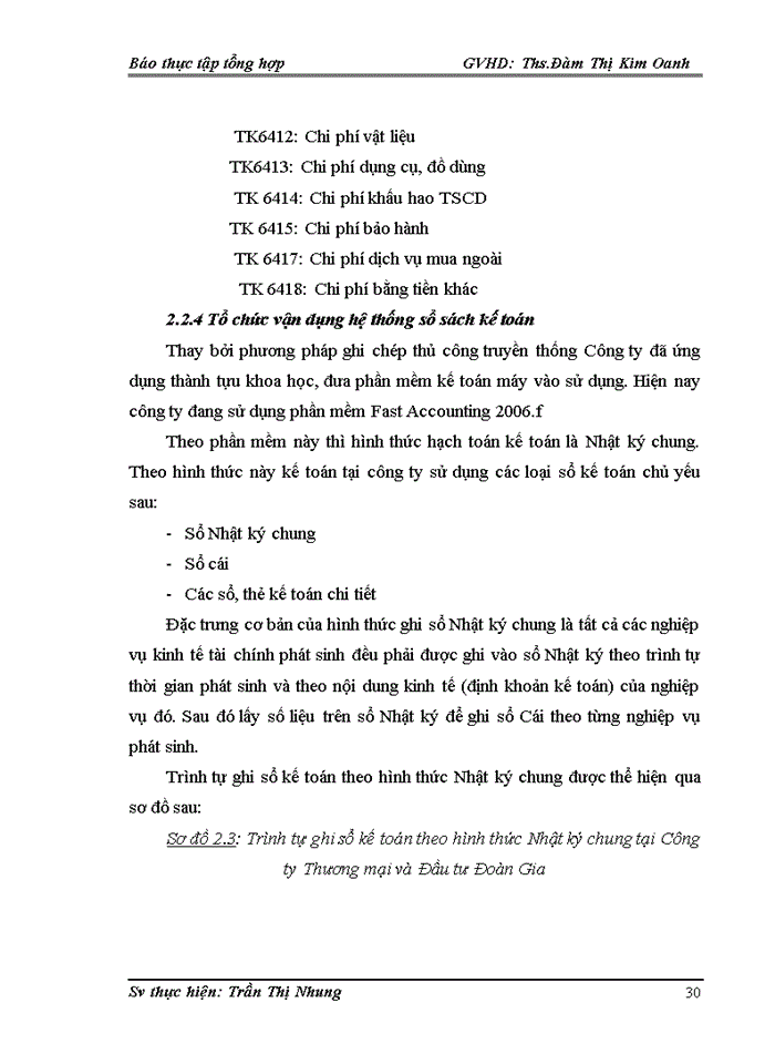 image for page Tổ chức bộ máy kế toán tại công ty cổ phần thương mại và đầu tư Đoàn Gia