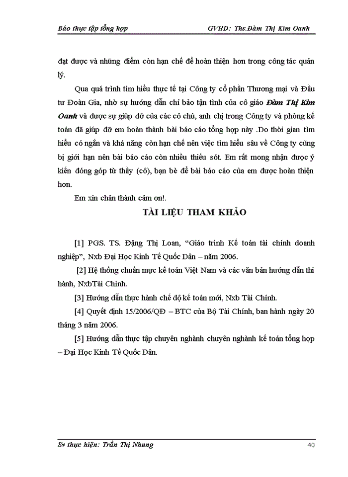 image for page Tổ chức bộ máy kế toán tại công ty cổ phần thương mại và đầu tư Đoàn Gia
