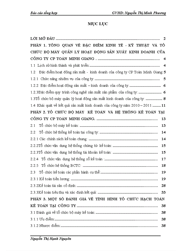 image for page Tổ chức bộ máy  kế toán và hệ thống kế toán tại công ty cp toàn minh giang