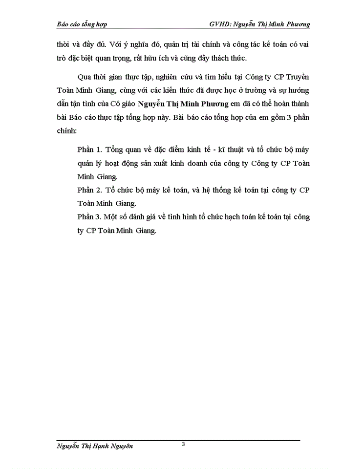 image for page Tổ chức bộ máy  kế toán và hệ thống kế toán tại công ty cp toàn minh giang