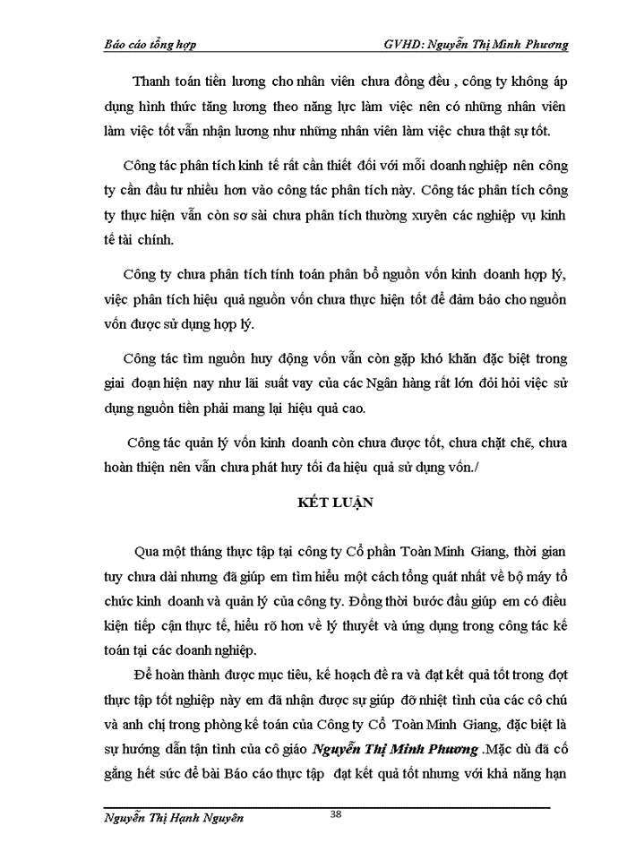 image for page Tổ chức bộ máy  kế toán và hệ thống kế toán tại công ty cp toàn minh giang