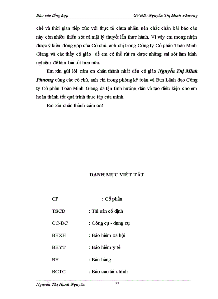 image for page Tổ chức bộ máy  kế toán và hệ thống kế toán tại công ty cp toàn minh giang