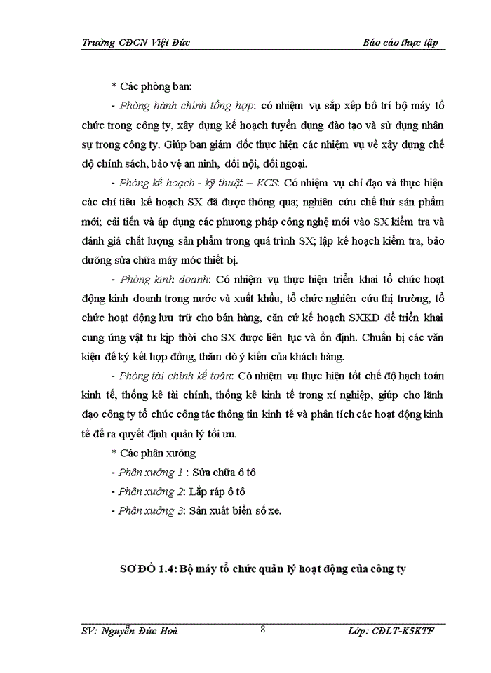 image for page Tổ chức bộ máy kế toán tại Công ty cổ phần DV MOTOR
