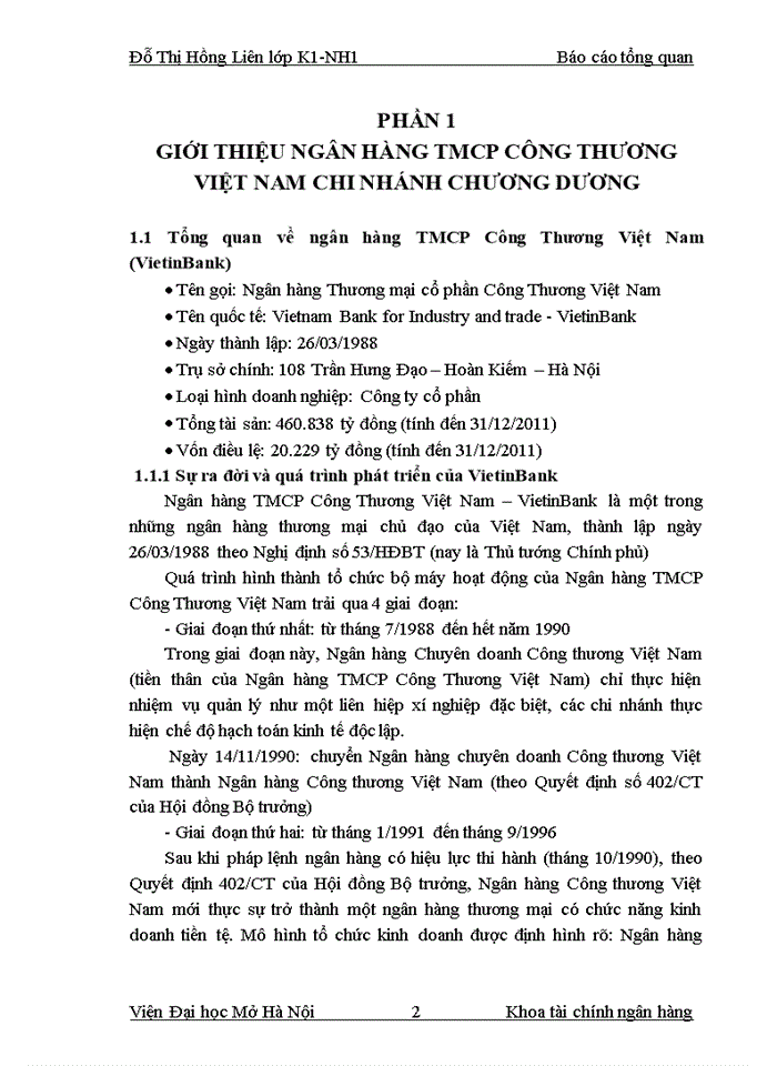 image for page Cơ cấu tổ chức của VietinBank Chương Dương