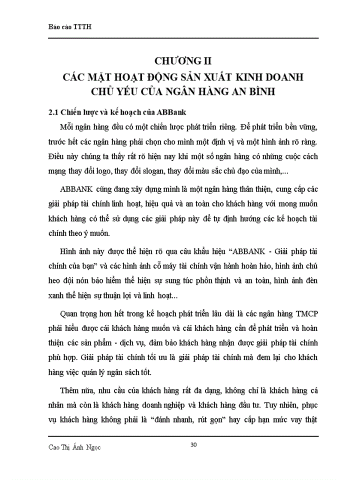 image for page Các mặt hoạt động sản xuất kinh doanh chủ yếu của Ngân Hàng An Bình