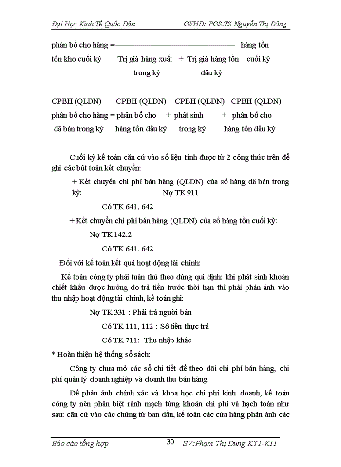 image for page Tổ chức bộ máy kế toán và hệ thống kế toán tại công ty cổ phần bình hưng thịnh