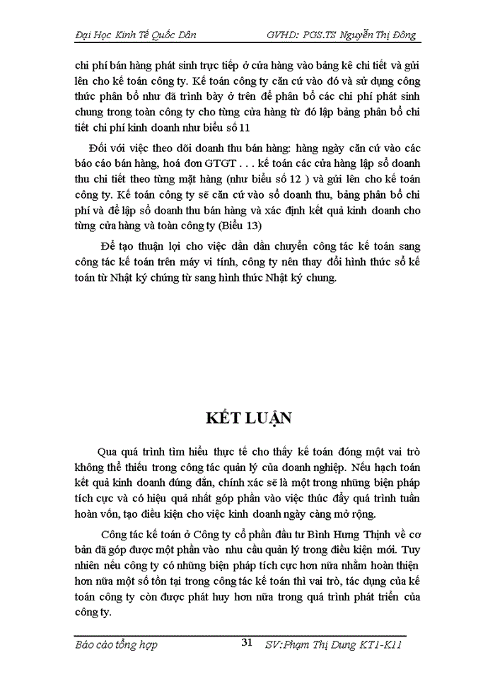 image for page Tổ chức bộ máy kế toán và hệ thống kế toán tại công ty cổ phần bình hưng thịnh