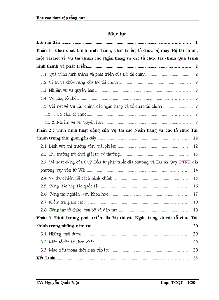 image for page Tình hình hoạt động của Vụ tài các Ngân hàng và các tổ chức Tài chính trong thời gian gần đây