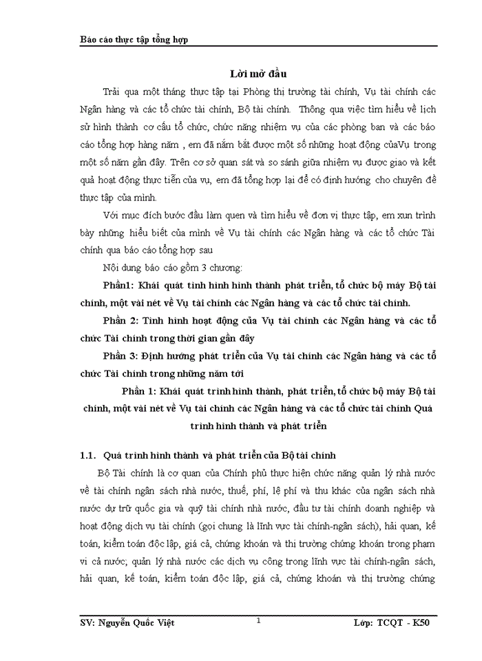 image for page Tình hình hoạt động của Vụ tài các Ngân hàng và các tổ chức Tài chính trong thời gian gần đây