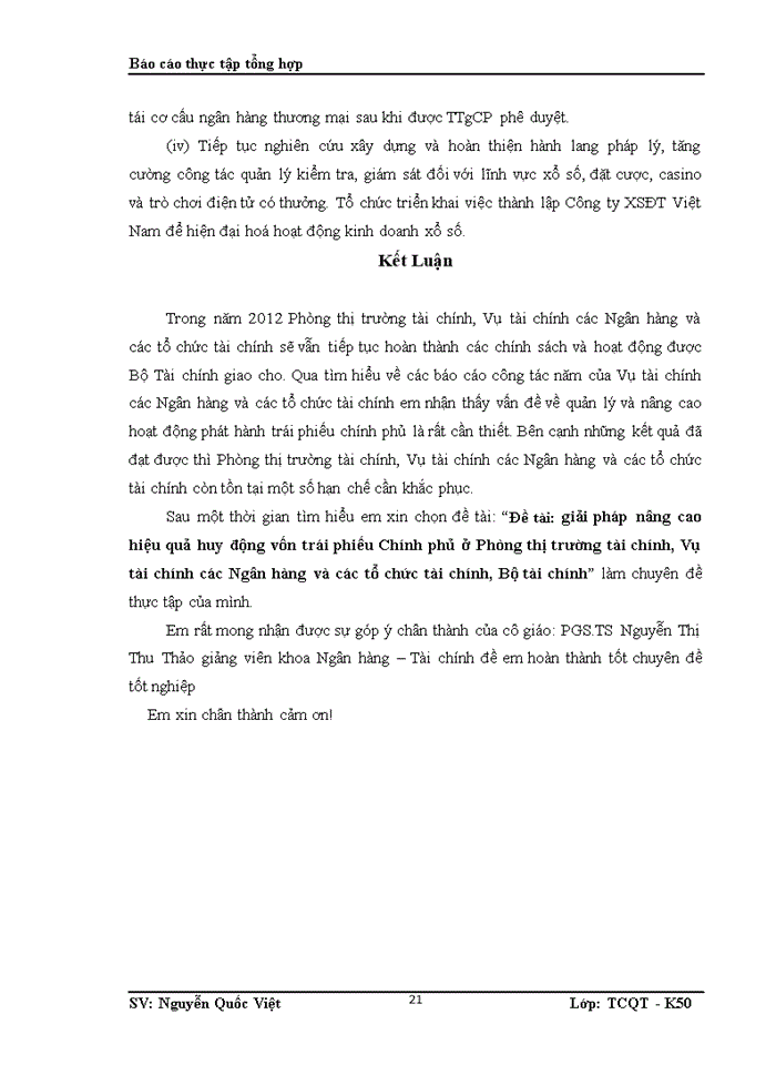 image for page Tình hình hoạt động của Vụ tài các Ngân hàng và các tổ chức Tài chính trong thời gian gần đây