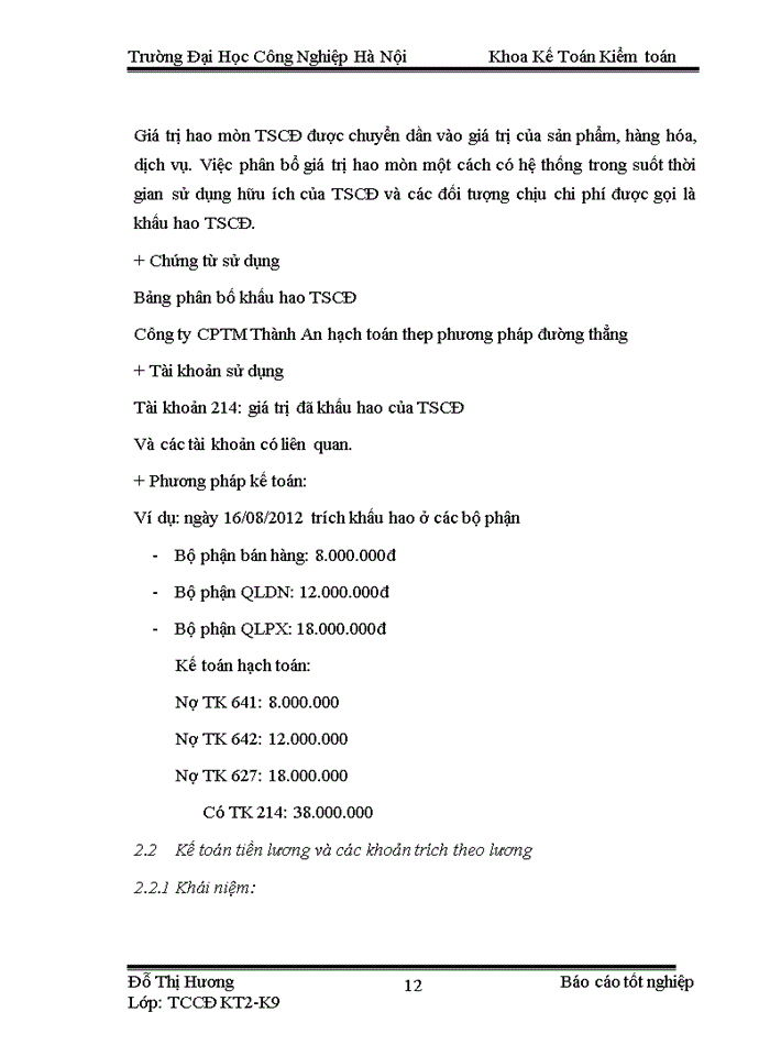 image for page Tình hình tổ chức bộ máy kế toán và công tác kế toán tại công ty cptm thành an