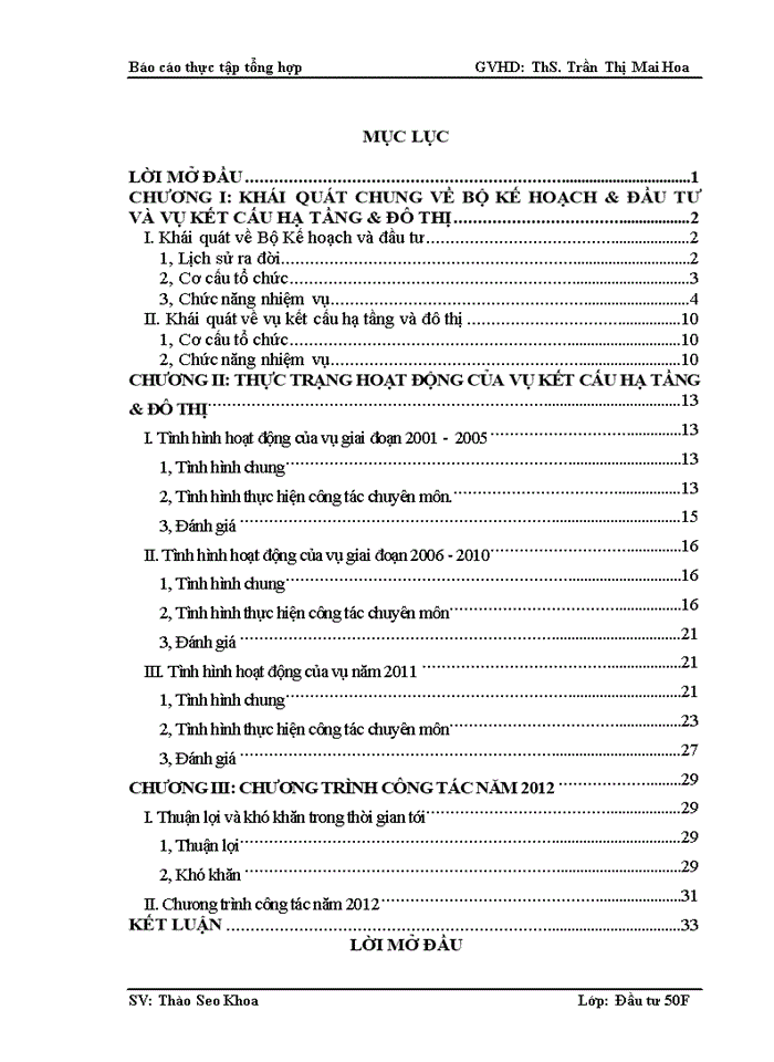 image for page Thực trạng hoạt động của vụ kết cấu hạ tầng & đô thị