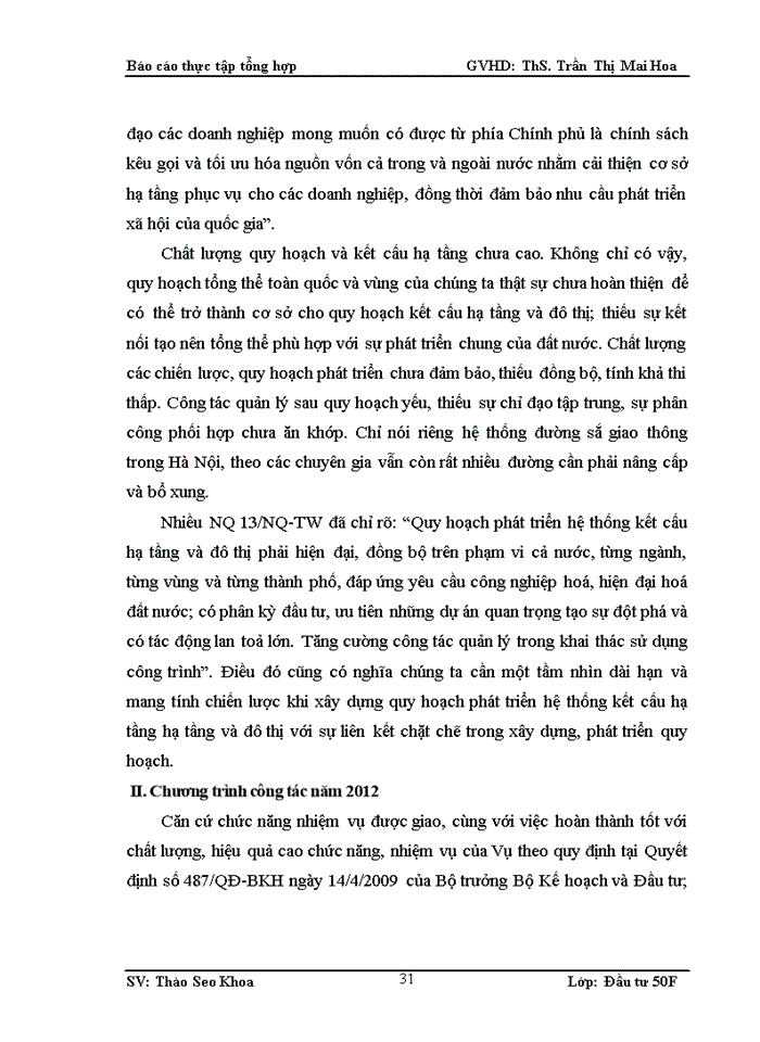 image for page Thực trạng hoạt động của vụ kết cấu hạ tầng & đô thị