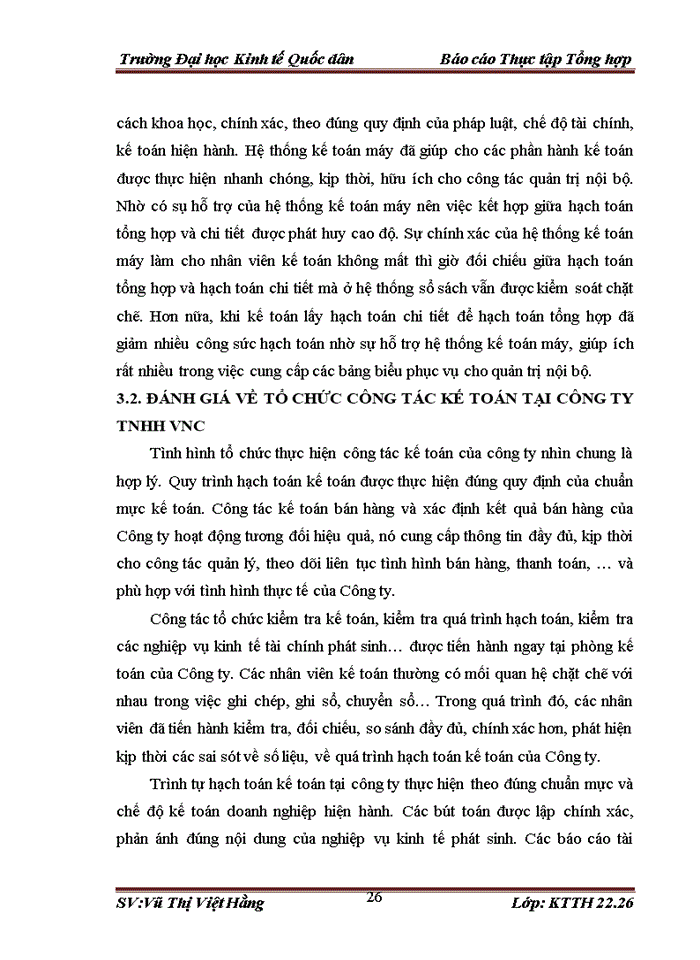 image for page Tổ chức bộ máy kế toán và hệ thống kế toán tại công ty tnhh vnc