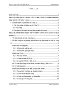 Tổ chức công tác và phương pháp kế toán các phần hành kế toán tại công ty.