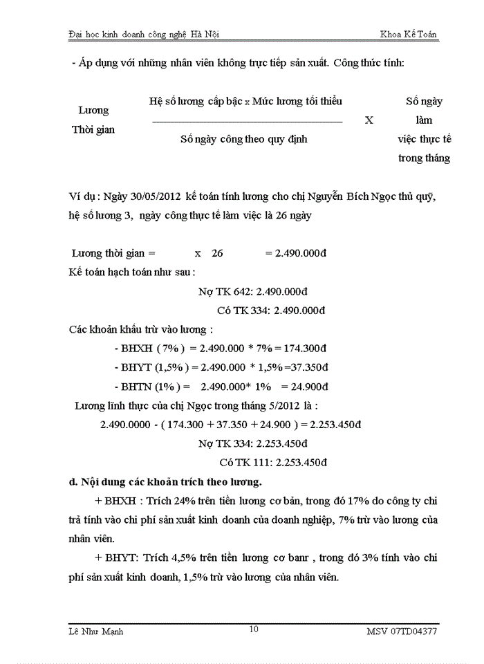 image for page Tổ chức công tác và phương pháp kế toán các phần hành kế toán tại công ty.