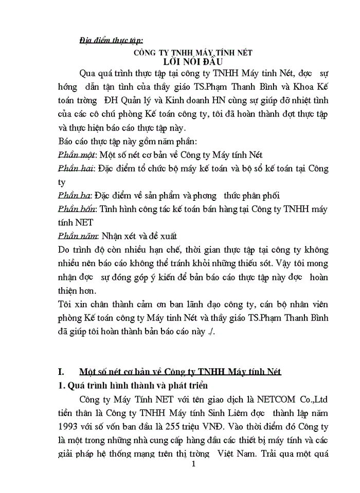 image for page Đặc điểm tổ chức bộ máy kế toán và bộ sổ kế toán tại Công ty