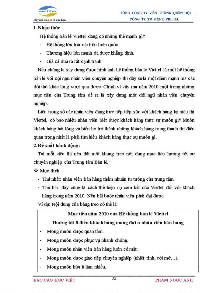 image for page Mô hình tổ chức của Công ty TM và XNK Viettel