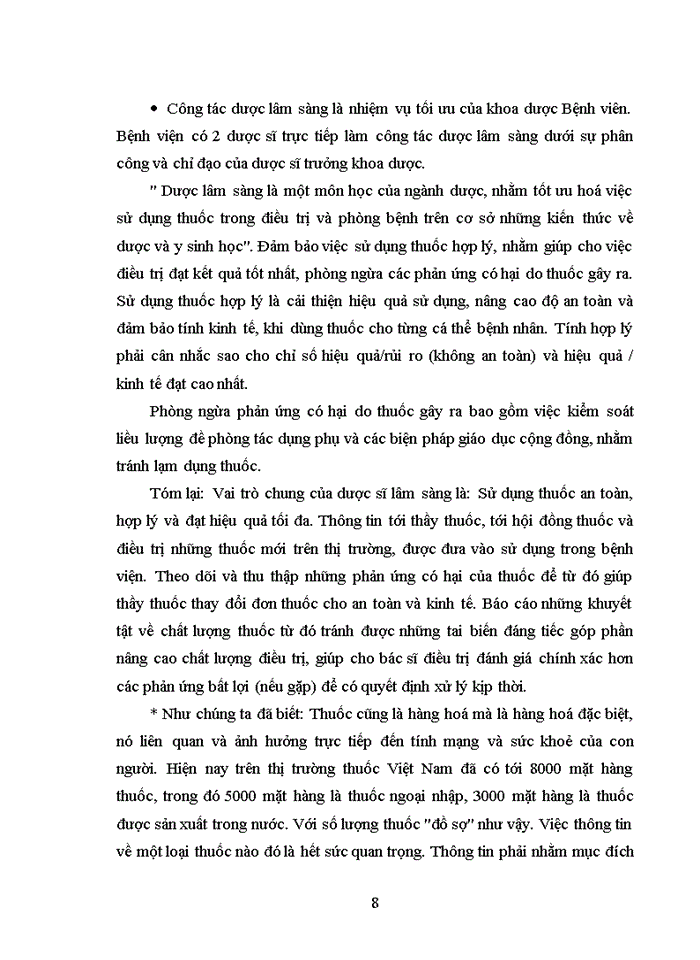 image for page Báo cáo thực tập tốt nghiệp Dược sĩ Cao đẳng Dược liên thông