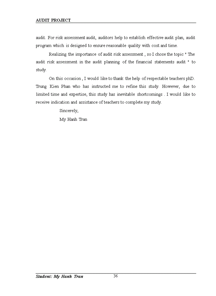 image for page The fundamental of audit risk assessment in audit planning