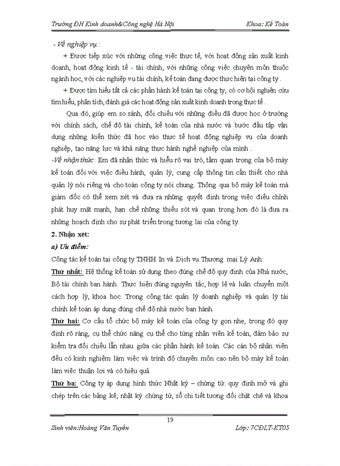 image for page Tình hình tổ chức bộ máy kế toán và tổ chức công tác kế toán tại Công ty TNHH In và Dịch vụ Thương mại Lý Anh