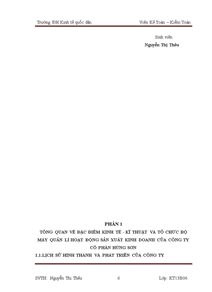 image for page Tổ chức bộ máy kế toán và hệ thống kế toán tại công ty Hùng Sơn.