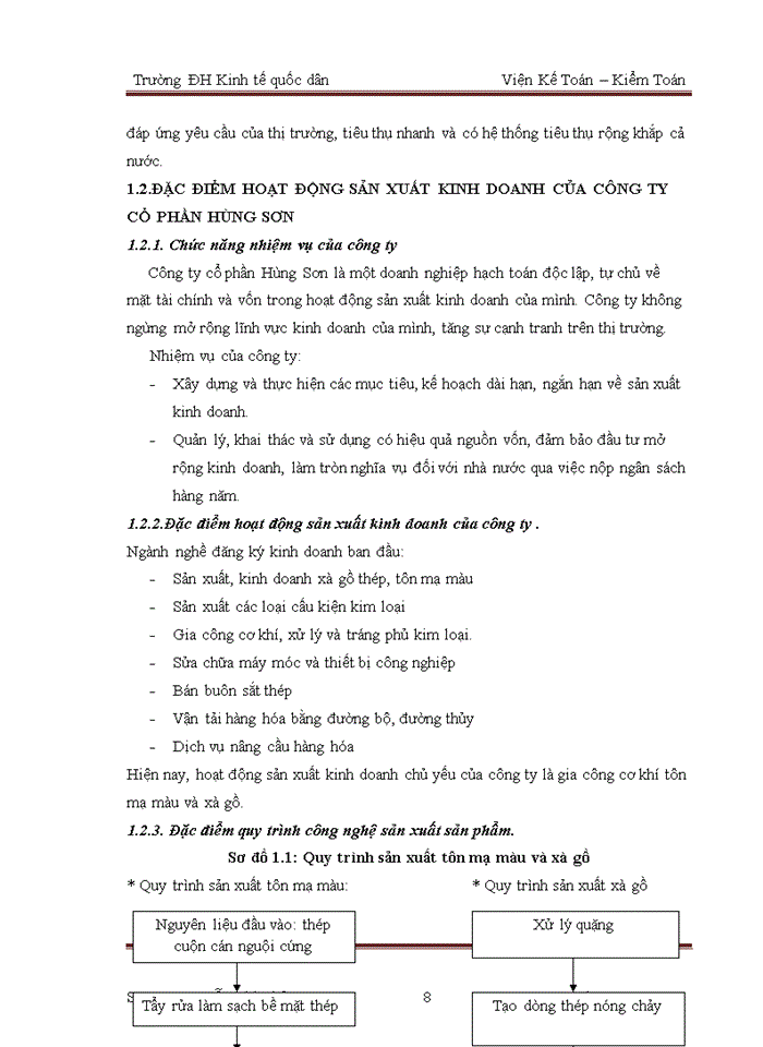 image for page Tổ chức bộ máy kế toán và hệ thống kế toán tại công ty Hùng Sơn.