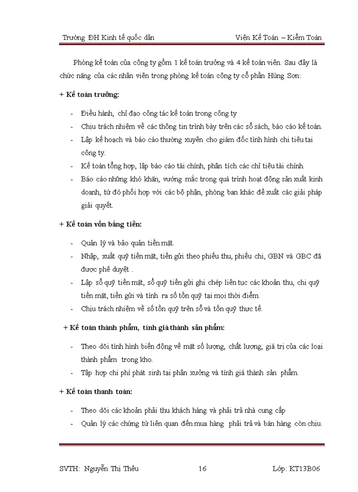 image for page Tổ chức bộ máy kế toán và hệ thống kế toán tại công ty Hùng Sơn.